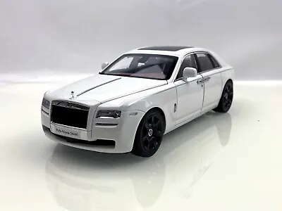 KYOSHO 1:18  Rolls-Royce Ghost Arktic White 08802AW Diecast Metal Model Car • $299.99