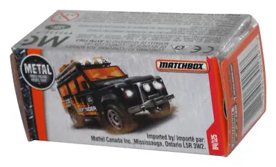 Matchbox Power Grabs Box (2016) Black Land Rover Defender 110 Toy 84/125 • $11.61