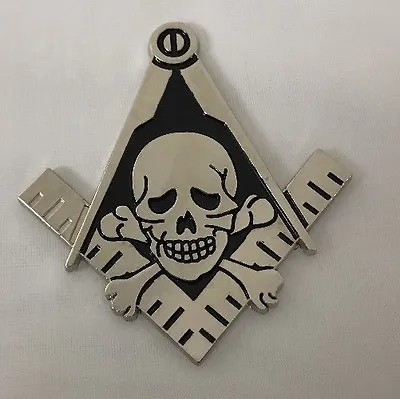 New Freemason Masonic Hiram Abiff Widows Son Cut-Out Car Emblem  • $10.99