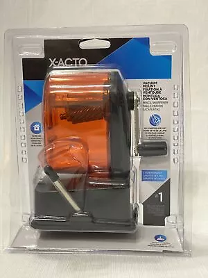 X-Acto NEW Bulldog Vacuum Mount Manual Pencil Sharpener Orange #1178 • $11.99