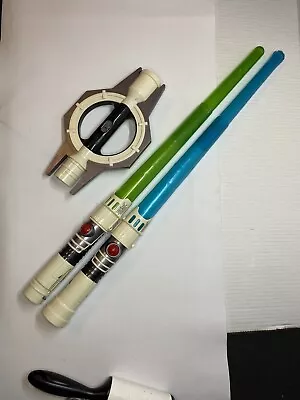 Star Wars General Grievous Spinning Electronic Lightsaber Clone Hasbro *tested* • $13.38