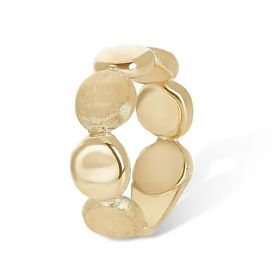 MARCO BICEGO Jaipur Link Single Row Ring In 18K Yellow Gold Size 7 • $1299