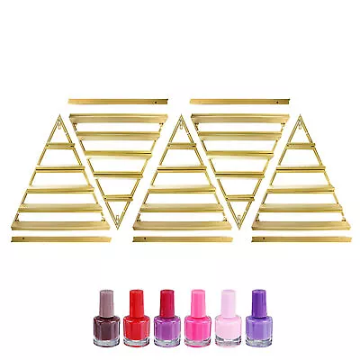 Metal Nail Polish Bottle Storage Rack Wall Mounted Display Shelf Manicure Store • $123.37