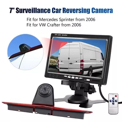 7  Monitor Mercedes Sprinter/VW Crafter Benz CCD Reversing HD Backup Camera Kit • £83.99