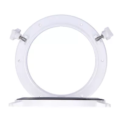 10in Round Portlight Porthole Tempered Glass Opening Window For Marine Boat Ya⁺ • $56.49