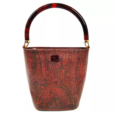 Etro Hand Bag  Brown PVC 1278741 • $50