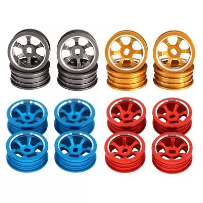 20mm 0.8 Inch RC Wheel Rim Set 4pcs For WLtoys 1:28 Scale K969 K979 K999 • £10.33