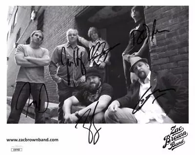 Zac Brown Band Full Band Signed Autograph 8x10 Photo - The Foundation W/ JSA COA • $1999.95