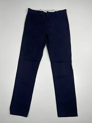 LEVI’S SLIM CHINO Trousers - W31 L32 - Navy - Good Condition - Men’s • £29.99