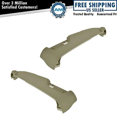 OEM Power Seat Track Outer Trim Cover Front Mocca Kit Pair Set Of 2 For Volvo • $103.69