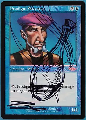 Prodigal Sorcerer (FNM) FOIL Promo PLD ARTIST ALTERED SIGNED (409537) ABUGames • $35.31