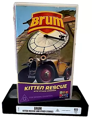 VHS Brum Kitten Rescue And Other Stories ABC Kids Video TV Show Vintage PAL • $19.95