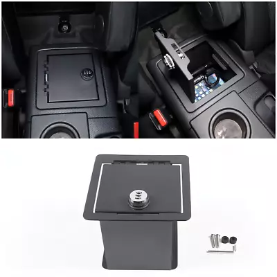 Multipurpose Alloy Car Armrest Storage Safe Box For Toyota FJ Cruiser 2007-2014 • $134.99