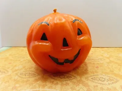Large Vintage GURLEY STYLE HALLOWEEN JACK O LANTERN Candle* 4  Tall *N • $19.99