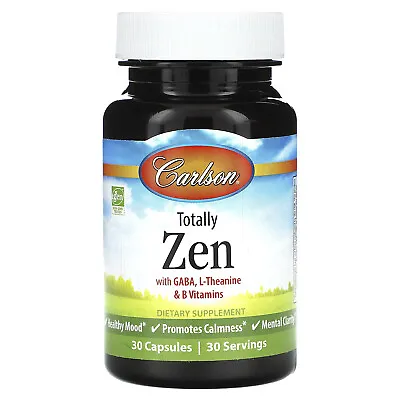 Totally Zen With GABA L-Theanine & B Vitamins 30 Capsules • $11.61