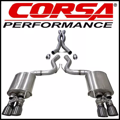 Corsa Cat-Back 3  Exhaust System Fits 2018-2020 Ford Mustang GT Fastback 5.0L • $2385.99