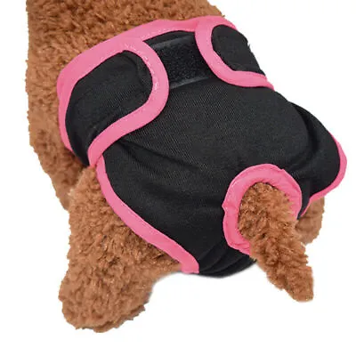 £2.50 • Buy Female Pet Dog Pants Bitch Heat In Season Menstrual Sanitary Nappy Diaper S-XL