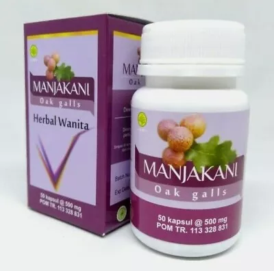 Manjakani Oak Galls Capsules Supplement For Woman Indonesian Herbs 50 PILLS • $25.13