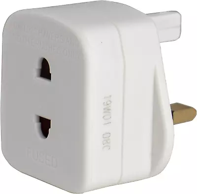 Masterplug Shavingadaptor_01 Electric Shaver Adaptor 50 X 48 X 46 Mm White • £4.65