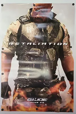 G.I. Joe: Retaliation 2013 27x40 DOUBLE SIDED ORIGINAL MOVIE POSTER • $25