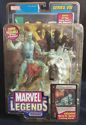 Marvel Legends Iceman Figure! Series 8! Toy Biz 2004 MOC! X-Men X-Force! • $29.99