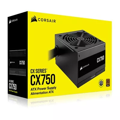 Corsair 750w CX Series CX750 80 Plus Bronze PSU Power Supply • £84.11
