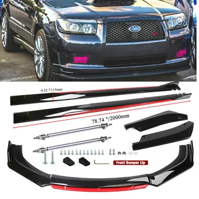 For Subaru Forester  Front Bumper Lip Spoiler Splitter 78.7 Side Skirts Rear Lip • $129.99