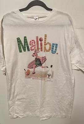 Malibu Rum  T Shirt Duncan Nobel XL Vintage • $17.99