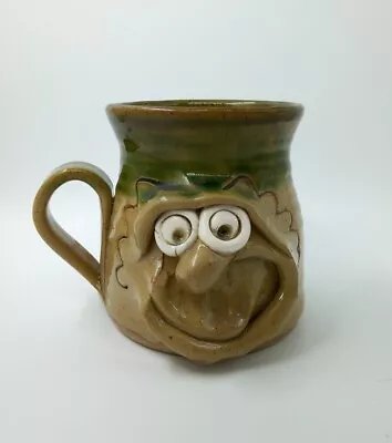 Vintage Pretty Ugly Pottery Mug - Made In Wales • £14.75