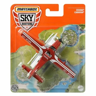 Matchbox Sky Buster Cessna Caravan 12/31 Diecast Mattel • £5
