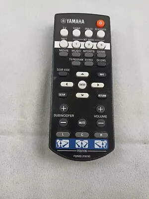 Genuine Yamaha FSR86 Soundbar Remote Control Tested Working Clean Unit • $60.50