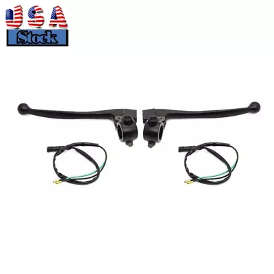 For Yamaha Brake Clutch Lever Set W/ 10mm Mirror Mounts Fit 7/8  Handlebars • $15.79