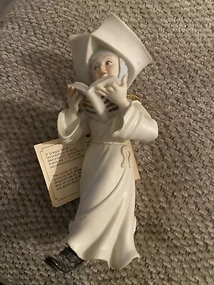 Vintage Giuseppe Armani Italian Capodimonte Porcelain Nun   6  Tall • $34.95