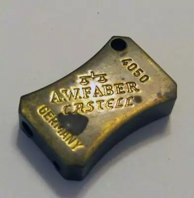 Antique Aw Faber Castell 4050 Brass Pencil Lead Sharpener Germany • $39.95