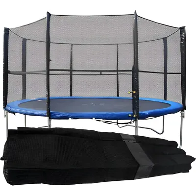 Trampoline Replacements Safety Mesh Net | For 8-10ft (6Pole) And 10-14ft (8Pole) • £3.99