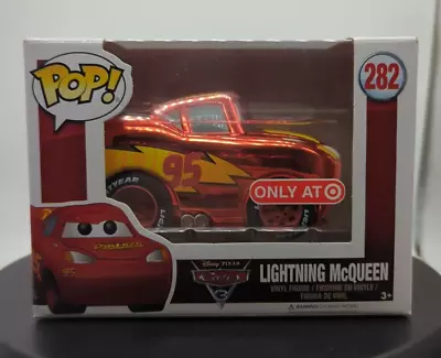 FUNKO POP! Disney Pixar Cars Lightning McQueen 282 Target Exclusive Box Dmg • $94.95