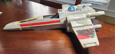 $25 • Buy Vintage Star Wars X-wing Fighter 1978 Battle Damage Spaceship