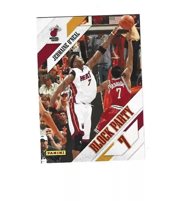 2009-10 Panini Block Party #3 Jermaine O'Neal MIAMI HEAT • $2