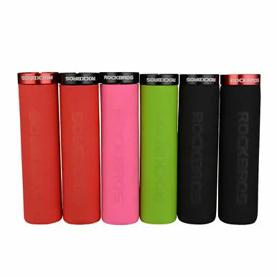 ROCKBROS Bicycle Handlebar Grips Cycling MTB BXM Bike Silicone Sponge Soft Grips • $7.68