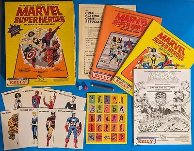 Marvel Super Heroes Role Playing Game - 1984 TSR Battle Campaign 6850 - NO MAP! • $79.99