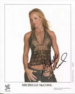 Y13 Uaccrd Michelle Mccool Autograph Wwe Female Professional Wrestler/Diva • $96.92