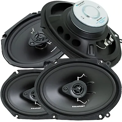 4x Blaupunkt BPS-E683 6x8  3-Way Coaxial Car Speakers 240W Max Power - 2 Pairs • $89.99