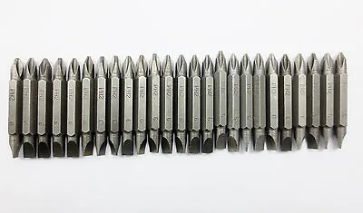 25 Pc 2  PHILLIPS #2  SCREW DRIVER BITS TIP AND FLAT HEAD END PH2 6 • $12.99