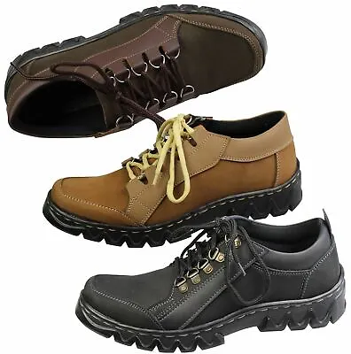 £11.99 • Buy Mens Boys Nubuck Suede Leather Comfort Deck Boots Sneakers Casual Shoes New