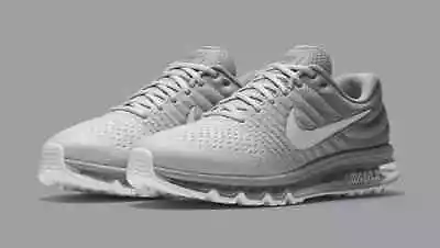 Nike Air Max 2017 Grey/Light Bone Shoes Mens Size US 8-14 Casual Sneakers New✅ • $179.95