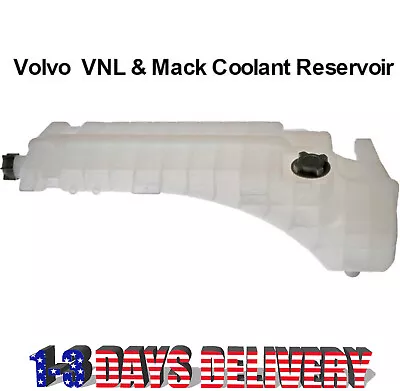 Fit 08-18 Volvo 08-18 Mack Semi Heavy Duty Pressurized Coolant Tank Reservoir • $94.33
