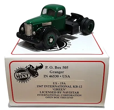 1:43 Scale US Model Mint US-19A 1947 International KB-12 Tractor Unit - Green • $183.93