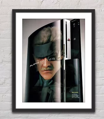 Metal Gear Solid 4 Playstation 3 PS3 Glossy Promo Ad Poster Unframed G0695 • $14.98