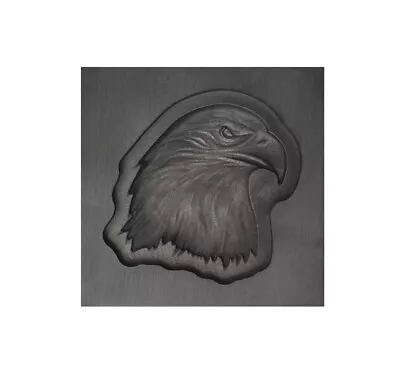 Medium - Eagle Head 3D Graphite Ingot Mold For Precious Metal Casting Gold Silve • $50.08