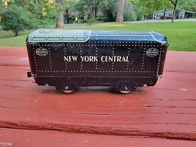 Vintage 1950s Marx Toys Tin Lithograph Train Car NYC Tender Box Cart • $9.09